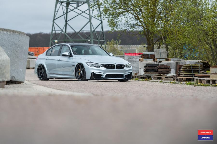  BMW M3 Sedan on Vossen Wheels (VWS-3) 2017 года  (фото 29 из 44)